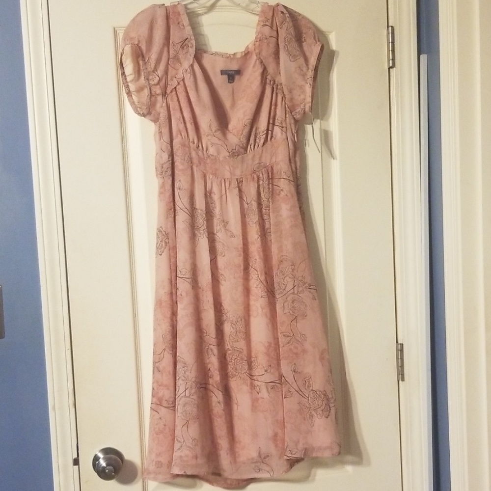 Apt. 9 pink and brown dress
